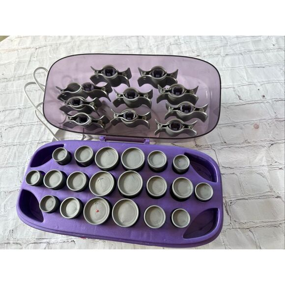 Hot Shot Tools Hair Hot Rollers Curlers Set Of 20 Volume Waves Multi Size - Picture 6 of 8